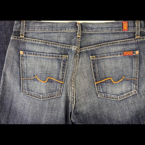 7 for All Mankind- Men’s blue Relaxed fit Jeans - Picture 5 of 7